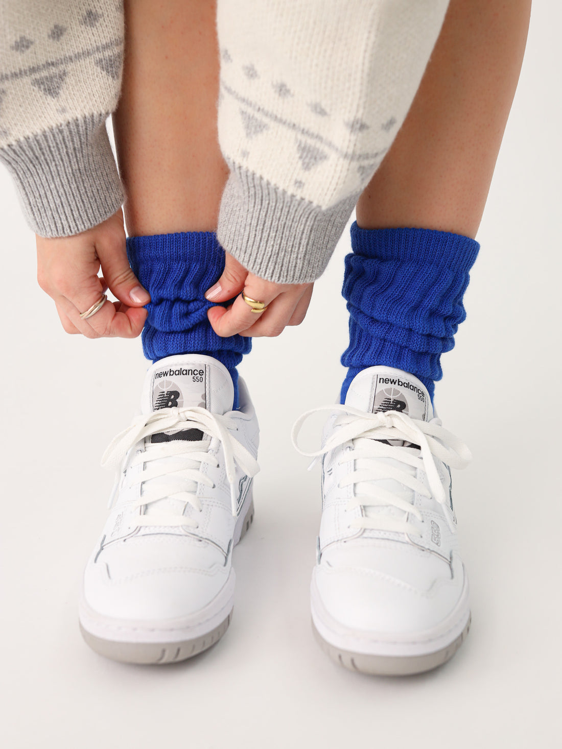 SLOUCHY Socken ADULT - WINTERNIGHT BLUE - FAMVIBES