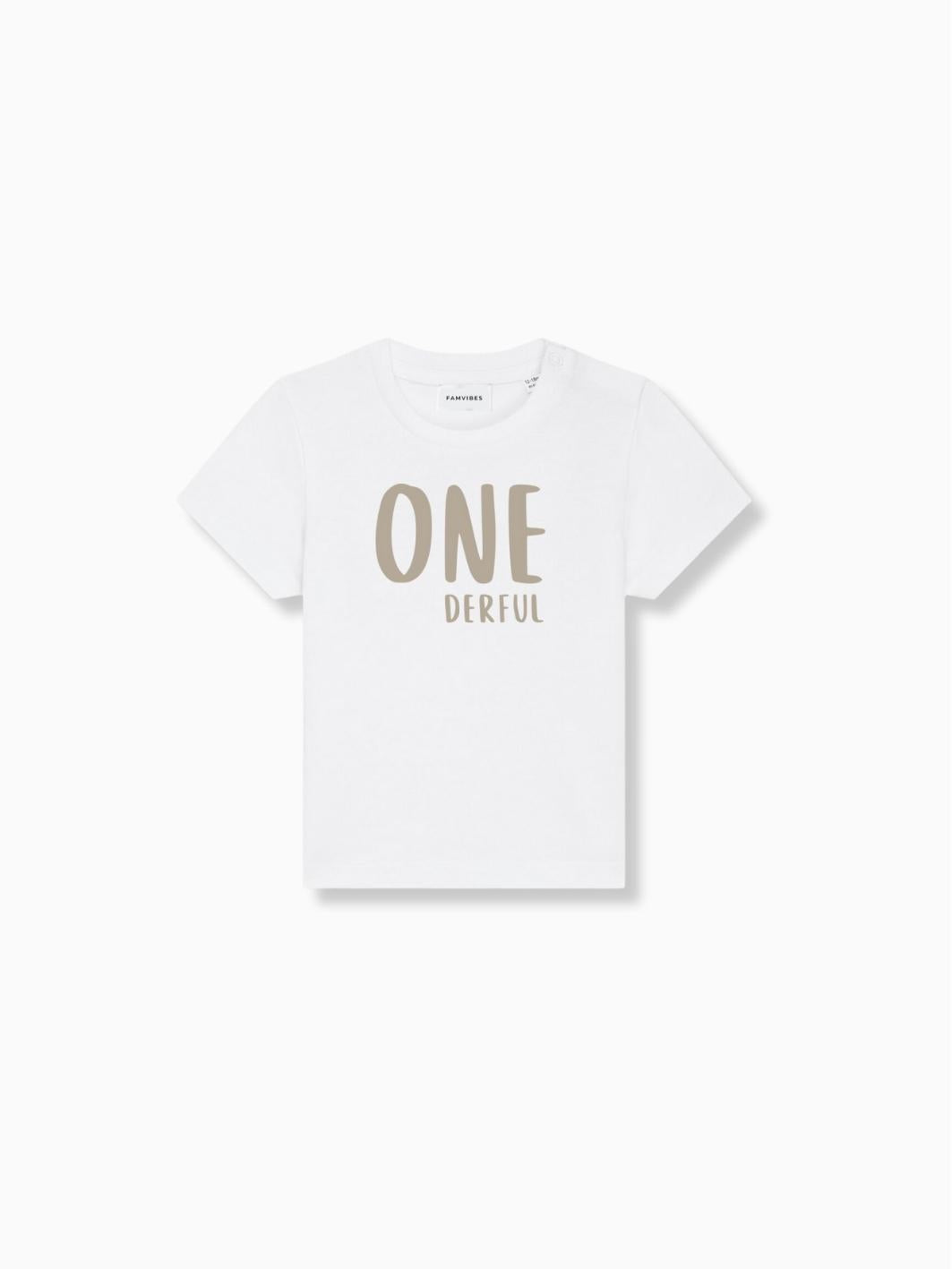 ONE - Baby Meilenstein Shirt - FAMVIBES 