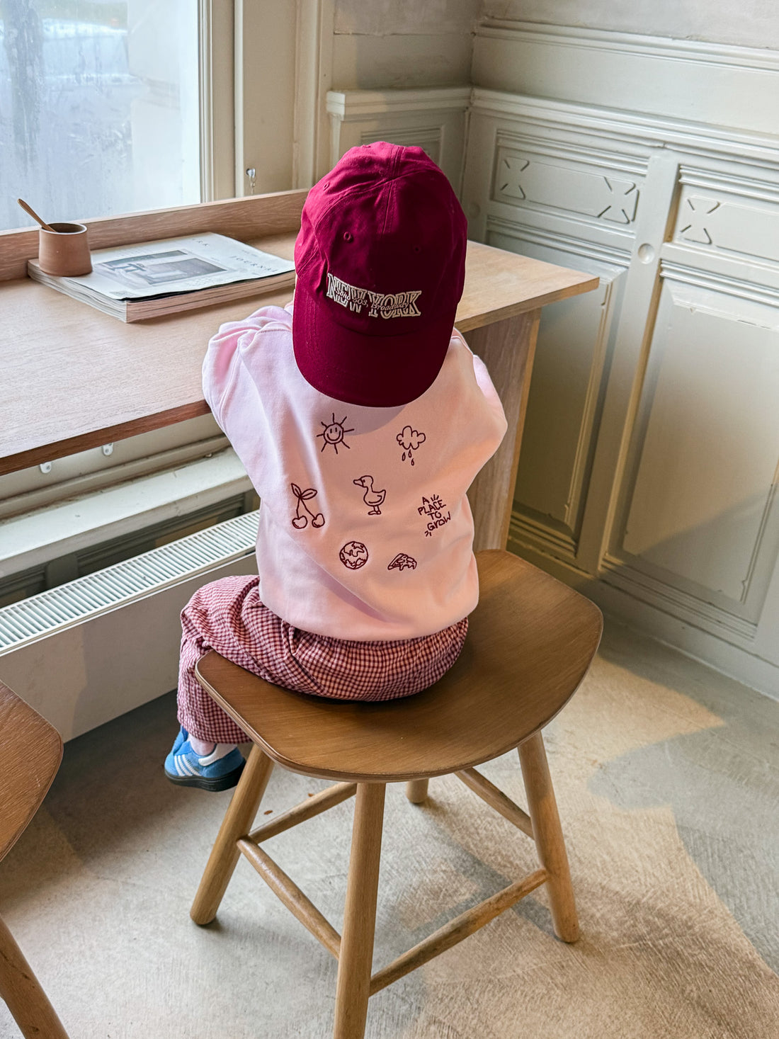 PLACE TO GROW Sweatshirt Baby/Kids - rosa - FAMVIBES 