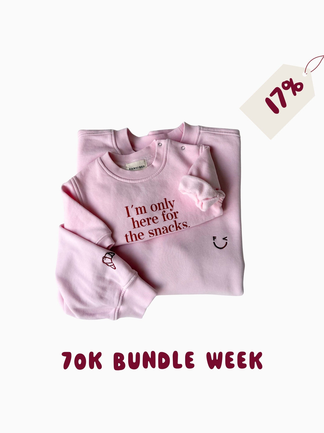 Bundle Deal Croissant &amp; Snack Sweatshirt