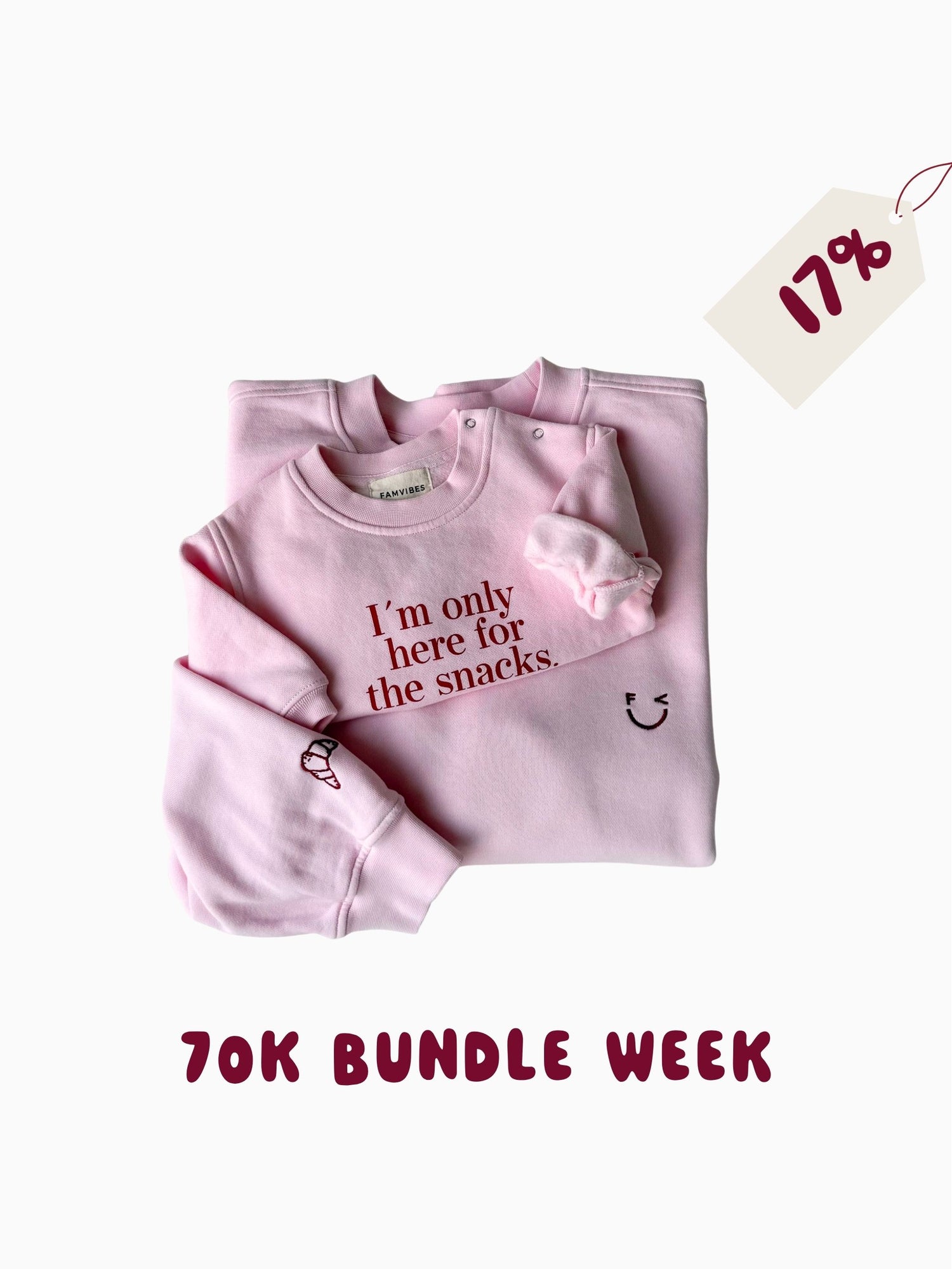 Bundle Deal Croissant &amp; Snack Sweatshirt