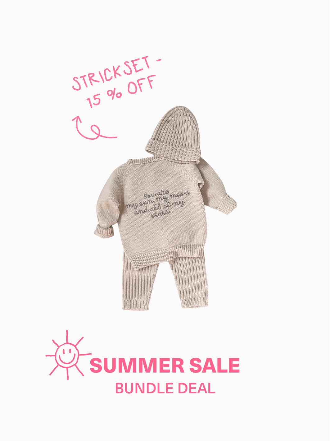 Bundle Deal Strickset - creme - FAMVIBES 