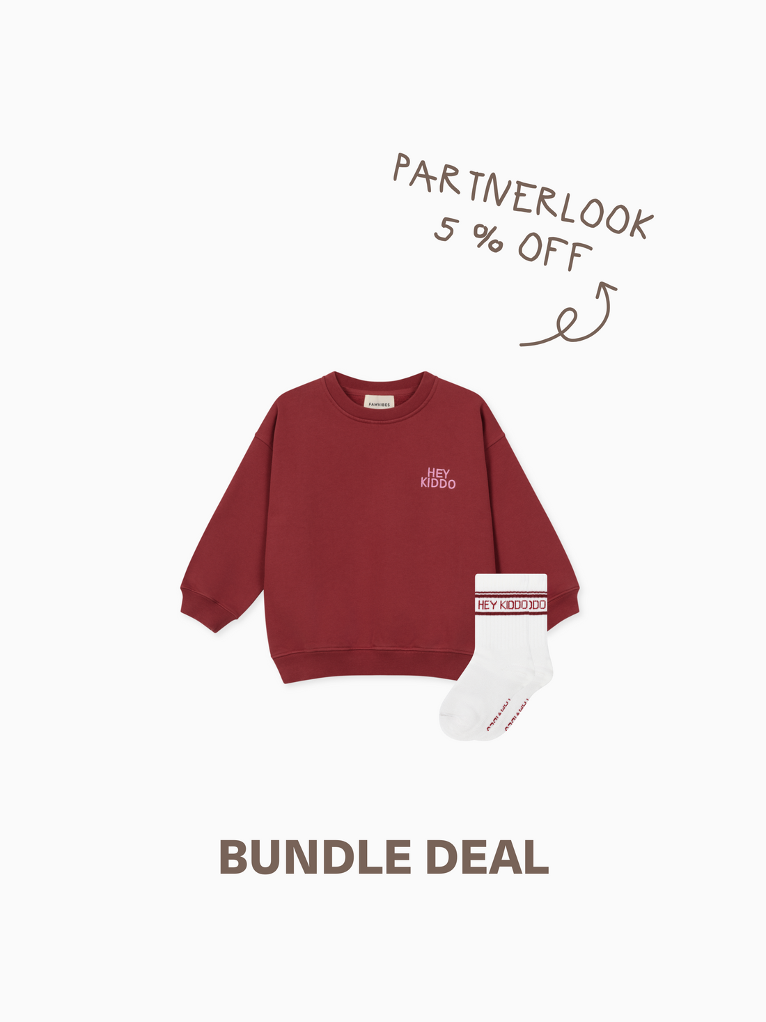 Bundle Deal HEY KIDDO - burgundy