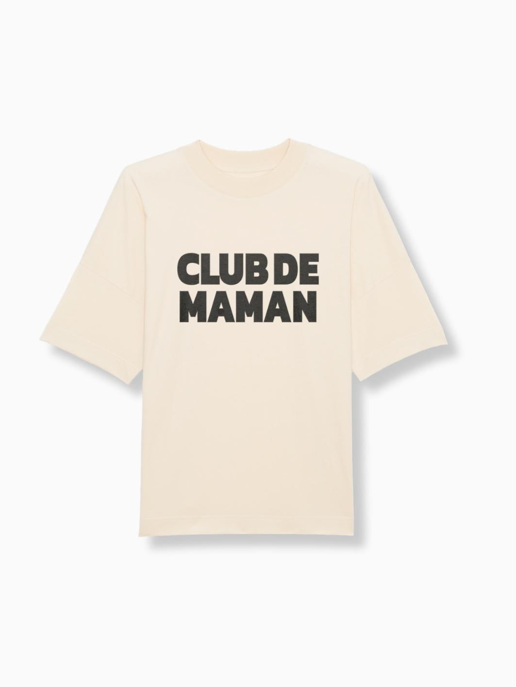 CLUB DE MAMAN - Damen T-Shirt natur - FAMVIBES 