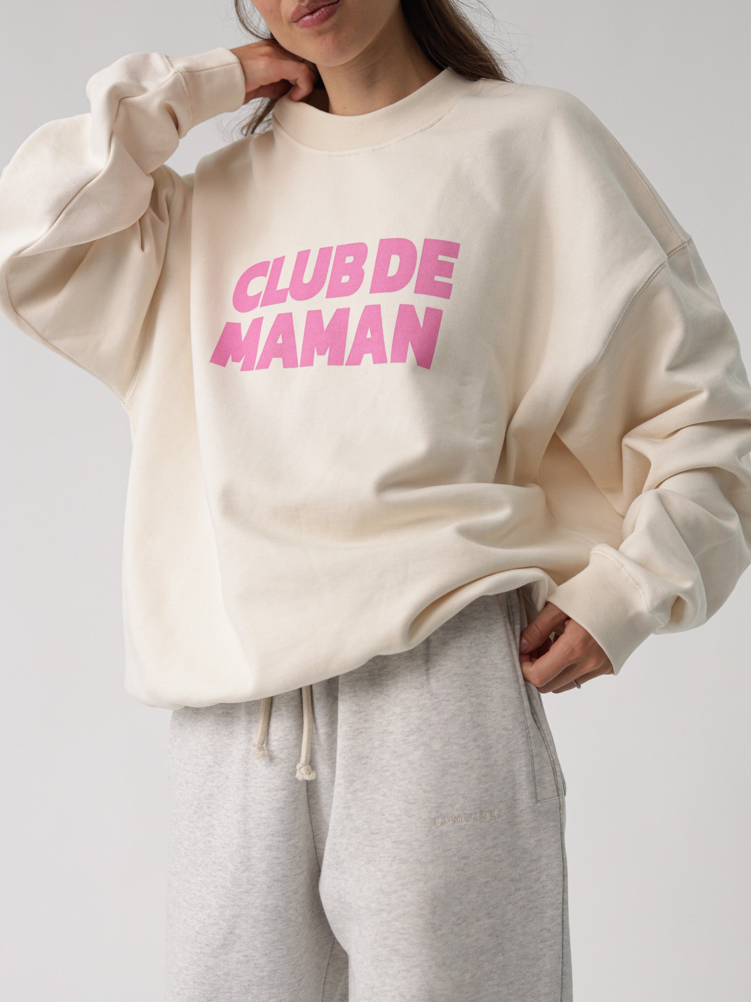 Sweater CLUB DE MAMAN - LIGHT PINK