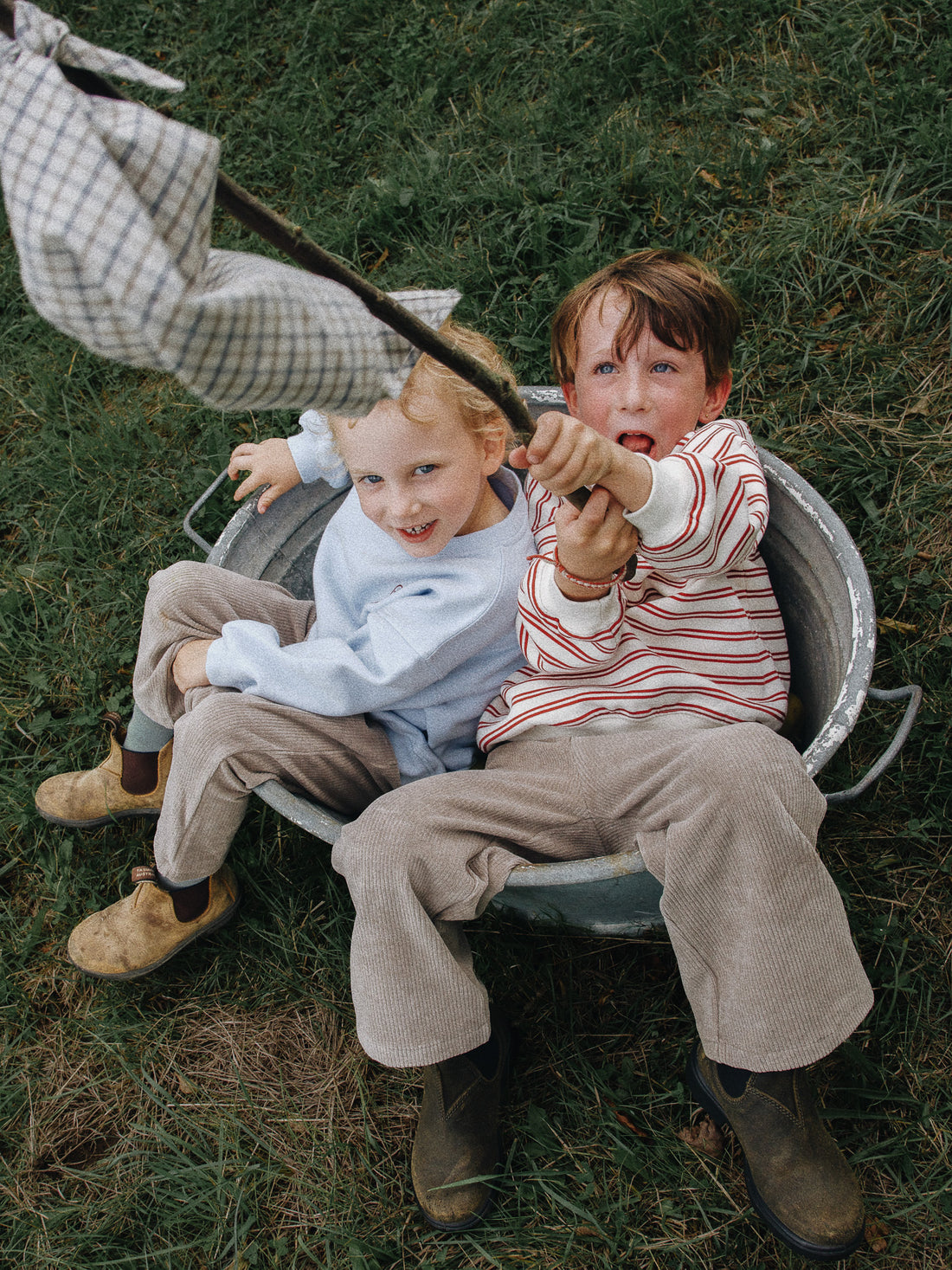 Cord Pants Kids - braun - FAMVIBES 