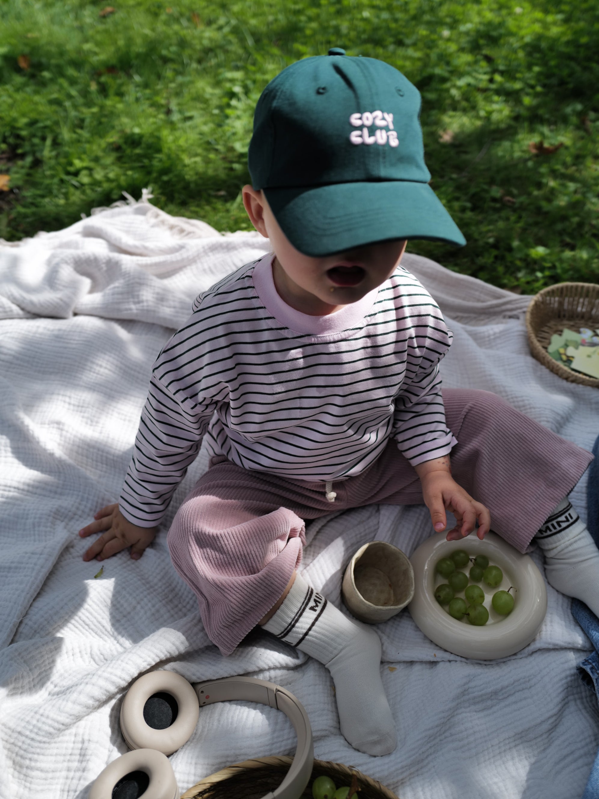 COZY CLUB Cap Kids - green