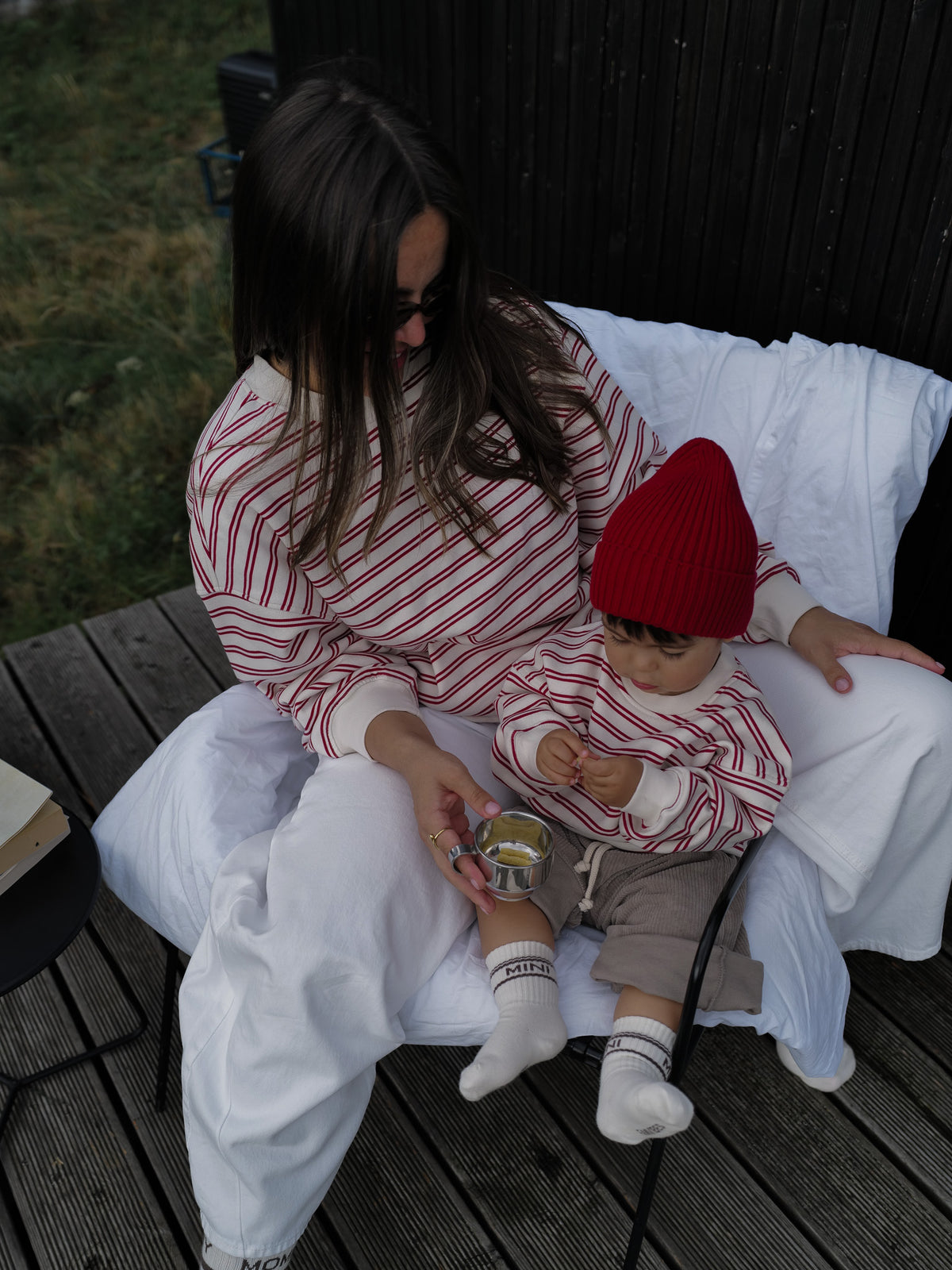 FAMILY SET - Stripy Sweatshirts - FAMVIBES 