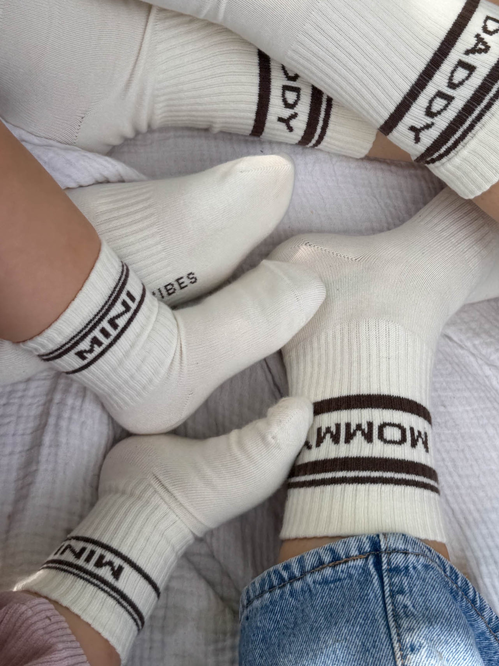 DADDY Original Socken - creme striped