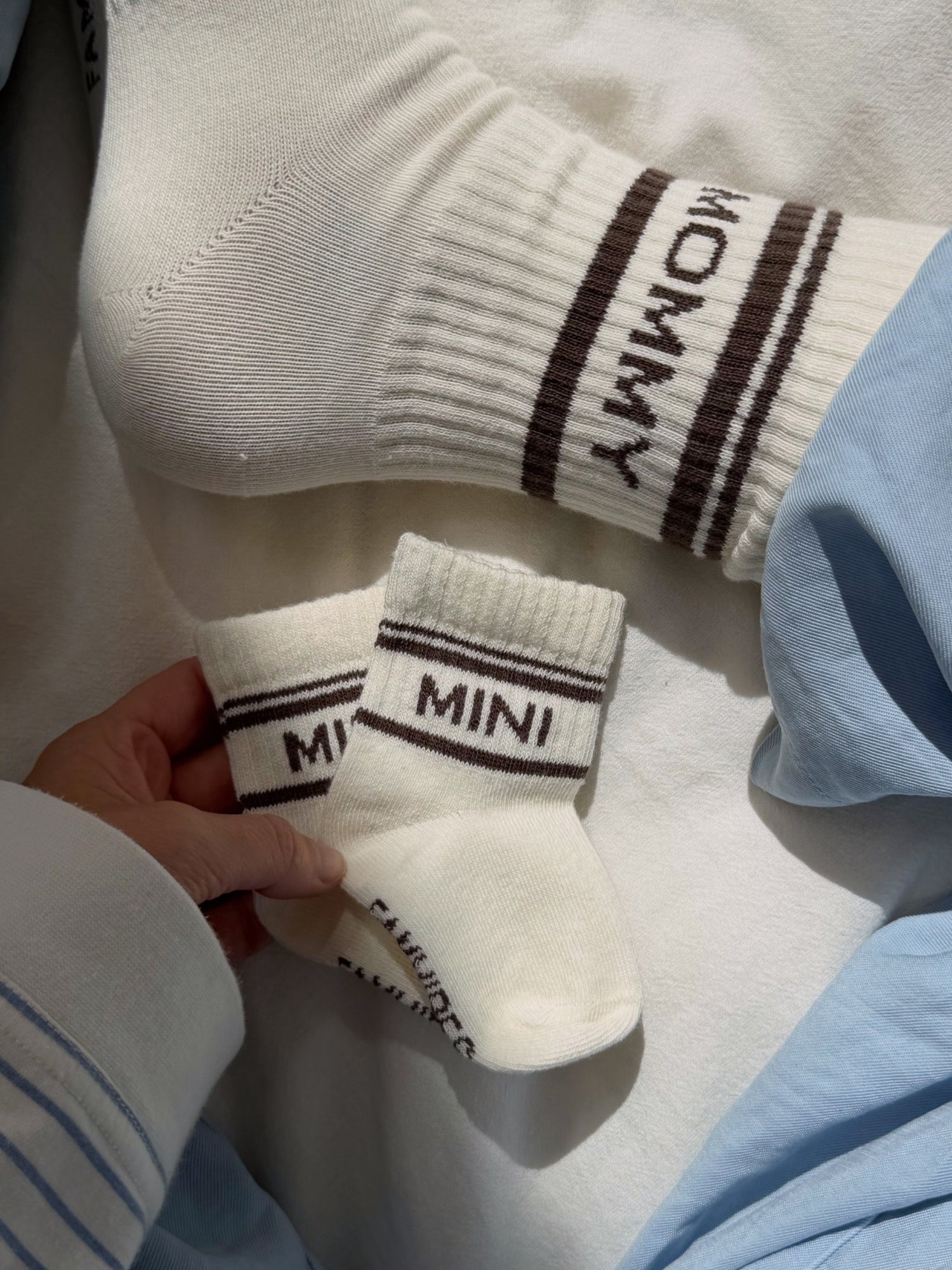 MOMMY Original Socken - creme striped