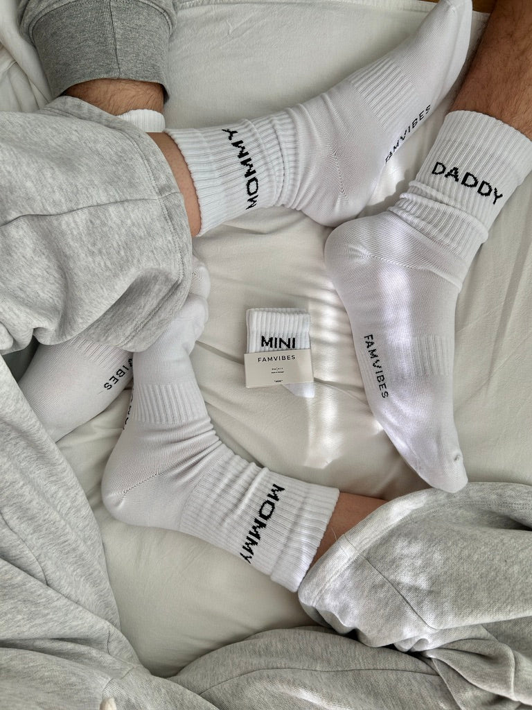 Family Socken Set - original weiß - FAMVIBES 
