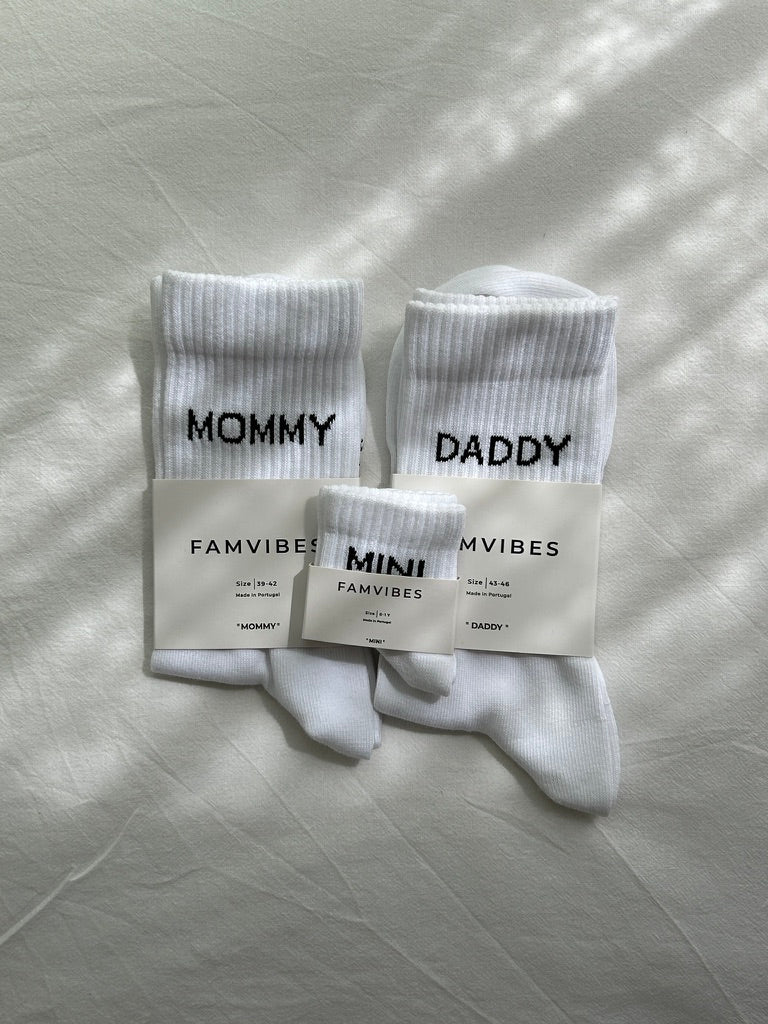Family Socken Set - original weiß - FAMVIBES 
