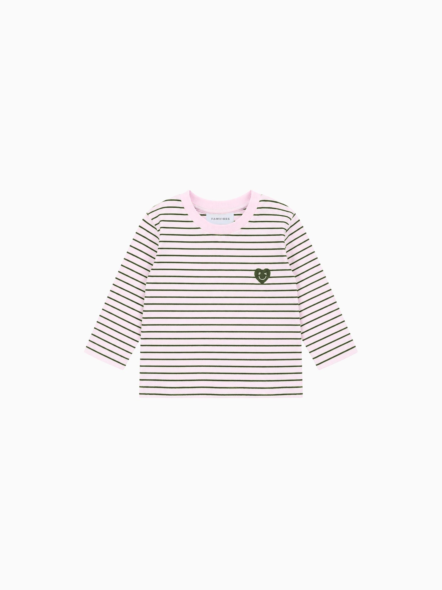 LONGSLEEVE striped Baby/Kids - rosa - FAMVIBES 