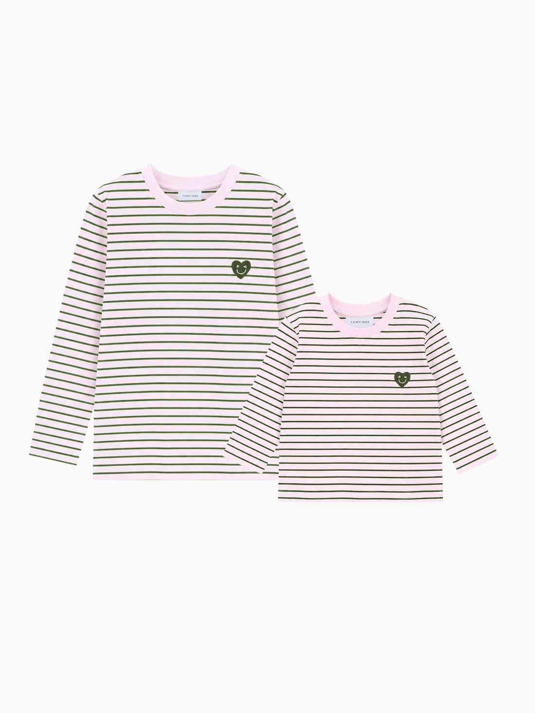 Family Set - Longsleeve rosa - FAMVIBES 