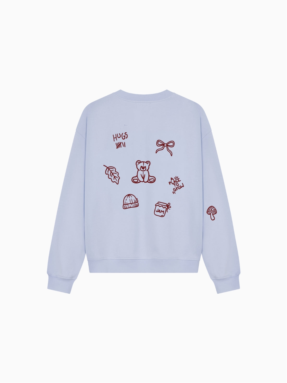 PLACE TO GROW Sweatshirt Unisex - blue - FAMVIBES 