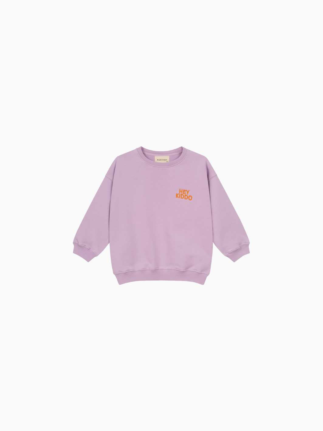 HEY KIDDO Sweatshirt - lavender/ orange - FAMVIBES 