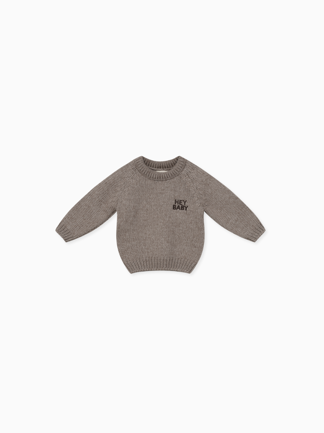 HEY BABY Strickpullover - chocolate
