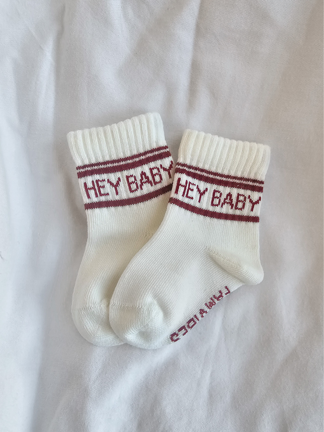 HEY BABY Socken - burgundy