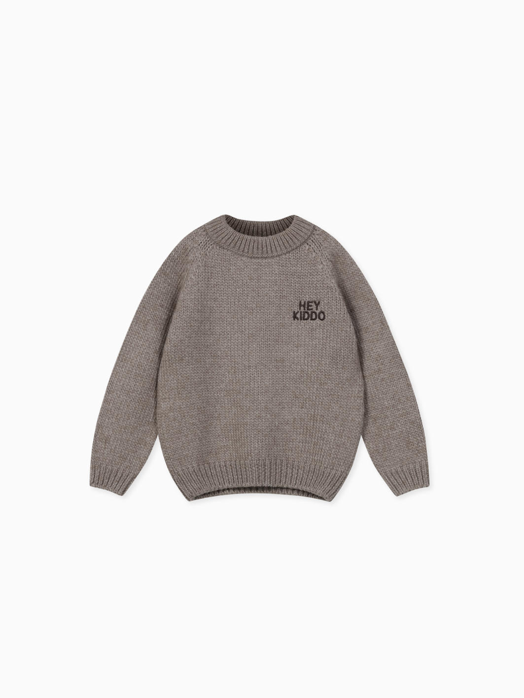 HEY KIDDO Strickpullover - chocolate