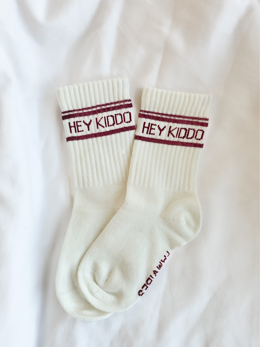 HEY KIDDO Socken - burgundy