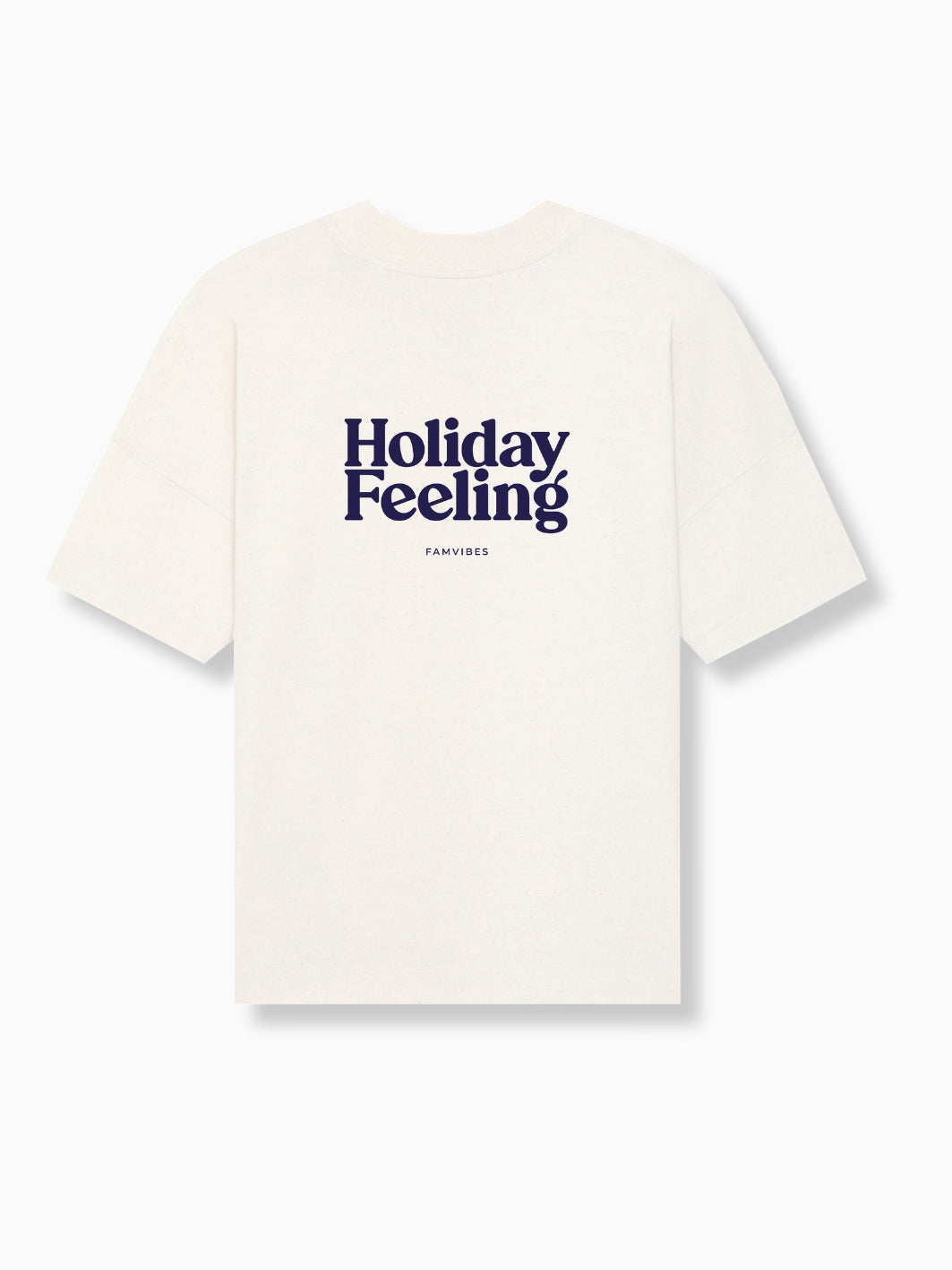 HOLIDAY FEELING - Damen T-Shirt natur - FAMVIBES 