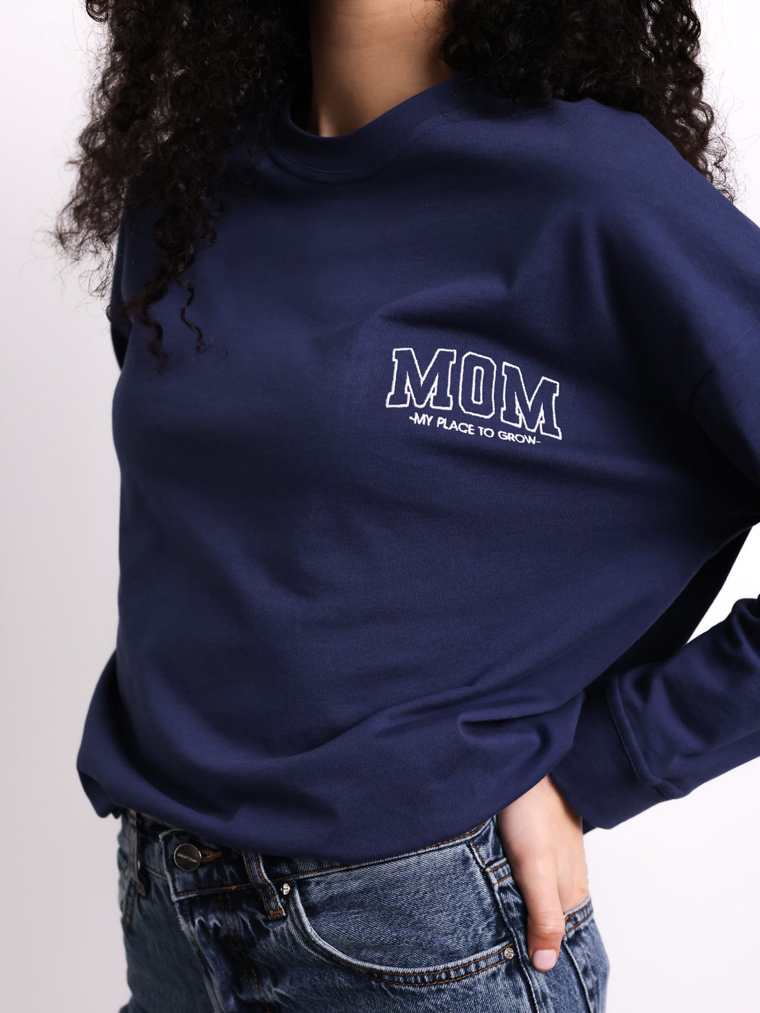 MOM Longsleeve - blue - FAMVIBES