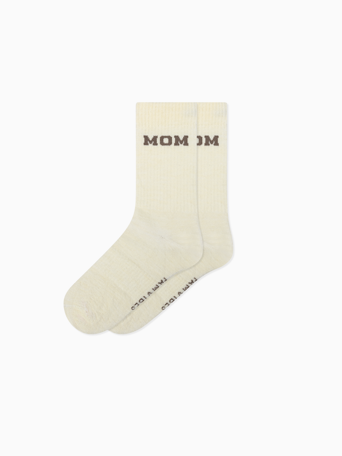 MOM College Wollsocken - taupe