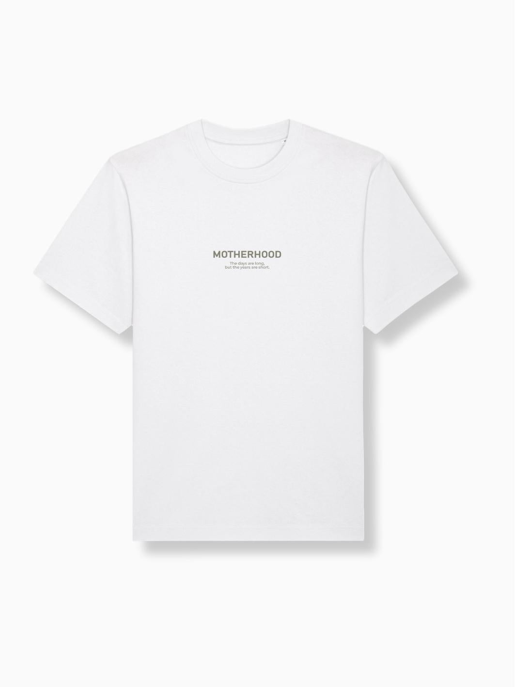 MOTHERHOOD - Damen T-Shirt weiß - FAMVIBES 