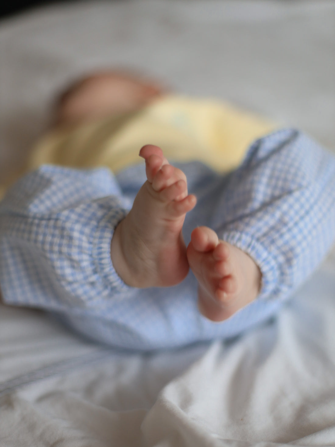 BLUE Vichykaro Pants Baby - FAMVIBES