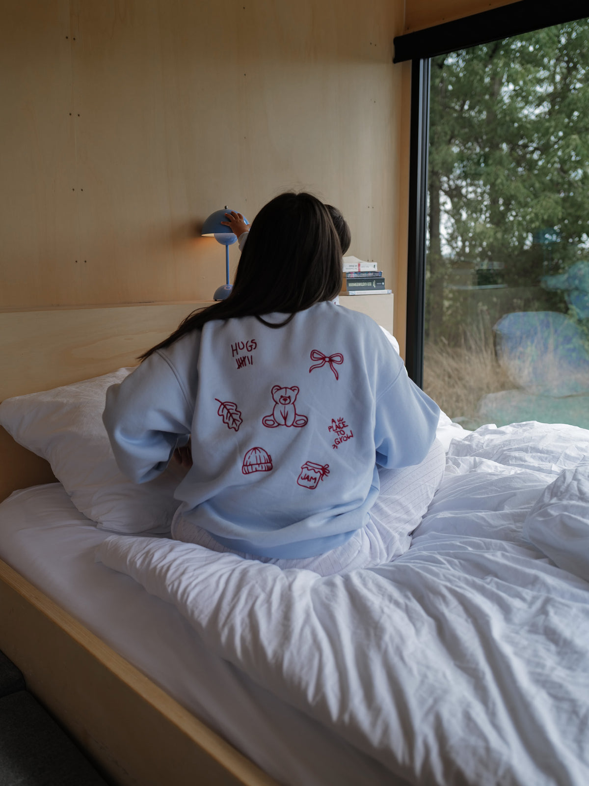 Family Set - Place to grow Sweatshirts Blue - FAMVIBES 
