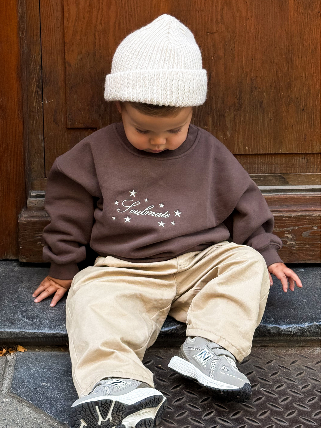 SOULMATE Sweatshirt Kids - brown
