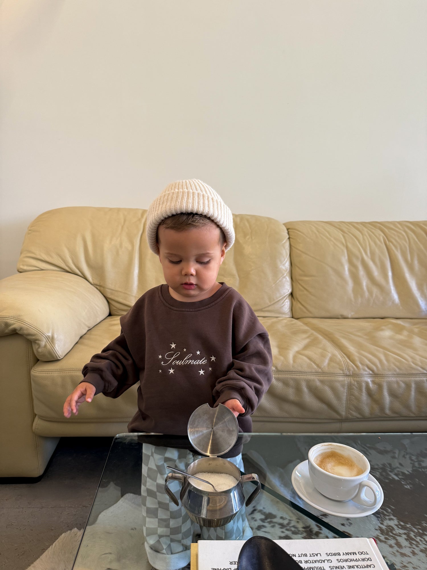 SOULMATE Sweatshirt Kids - brown