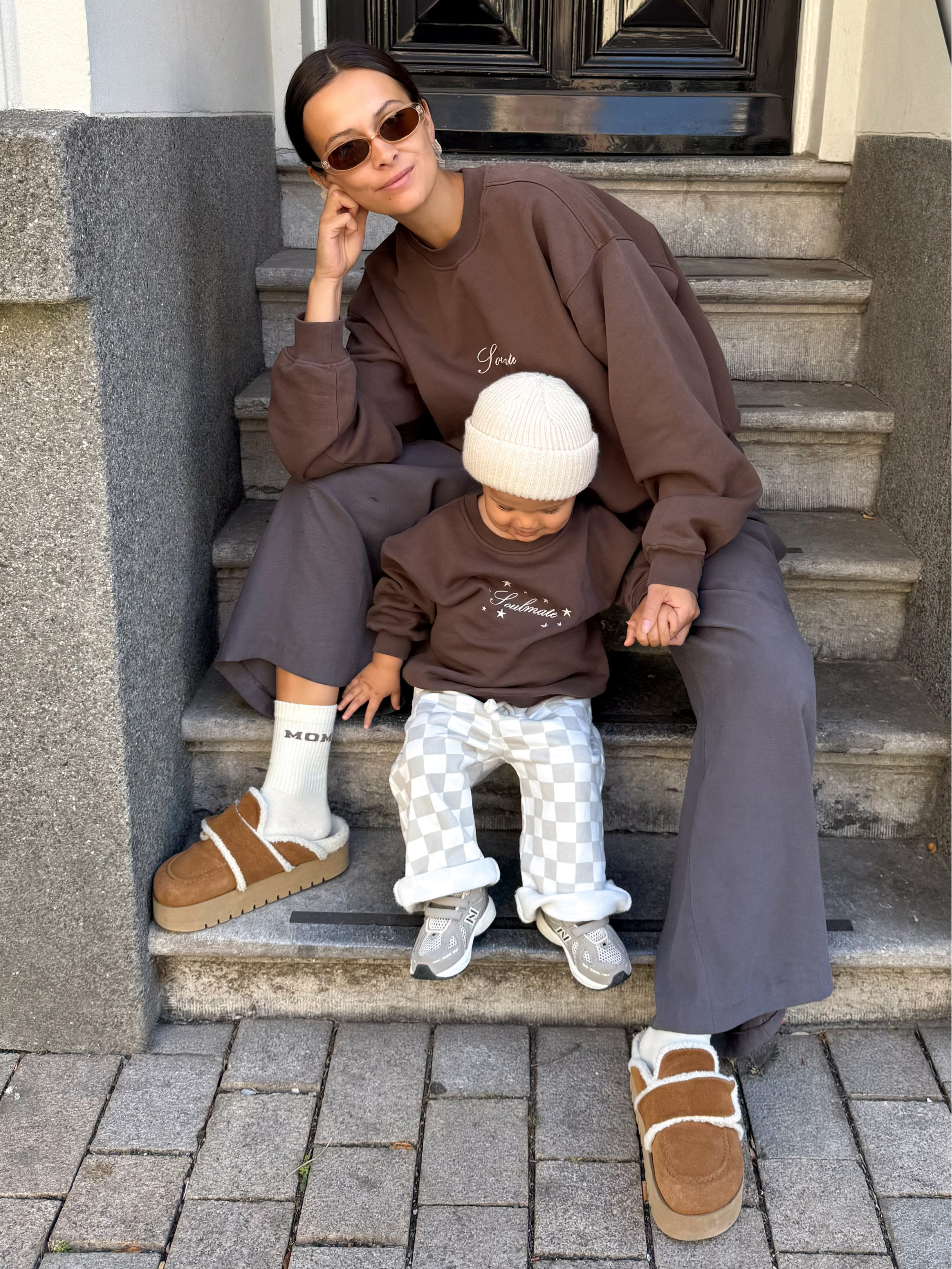 SOULMATE Sweatshirt Unisex - brown