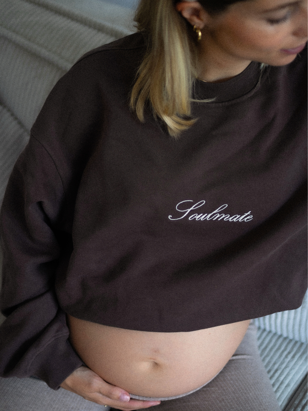 SOULMATE Sweatshirt Unisex - brown