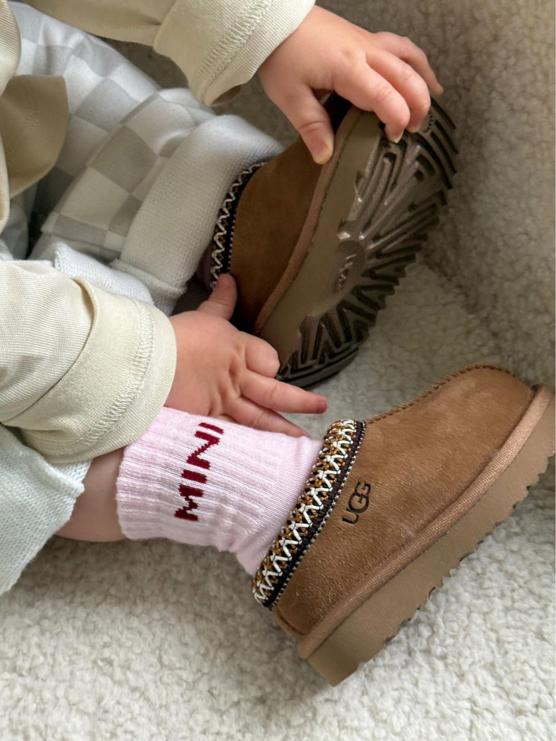 MINI ORIGINAL Stoppersocken - rosa - FAMVIBES 