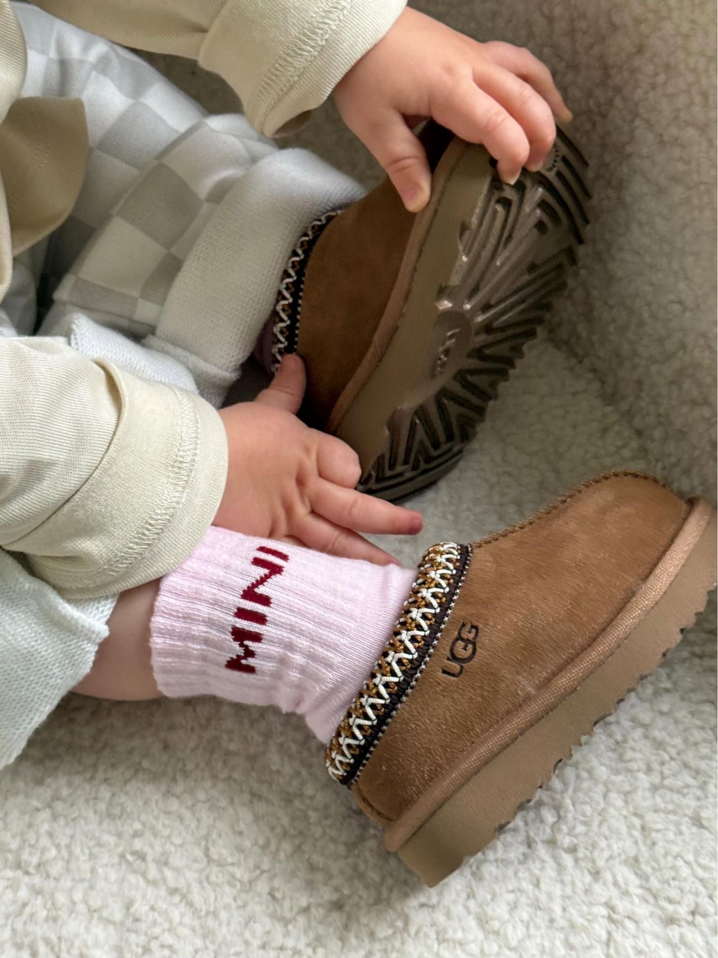 MINI ORIGINAL Stoppersocken - rosa - FAMVIBES 