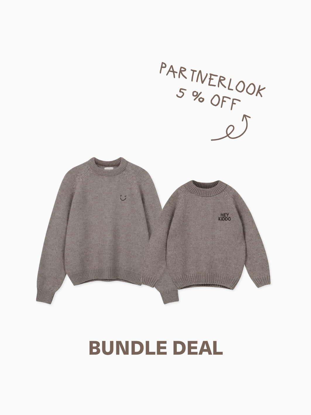 Bundle Deal Strickpullover - chocolate