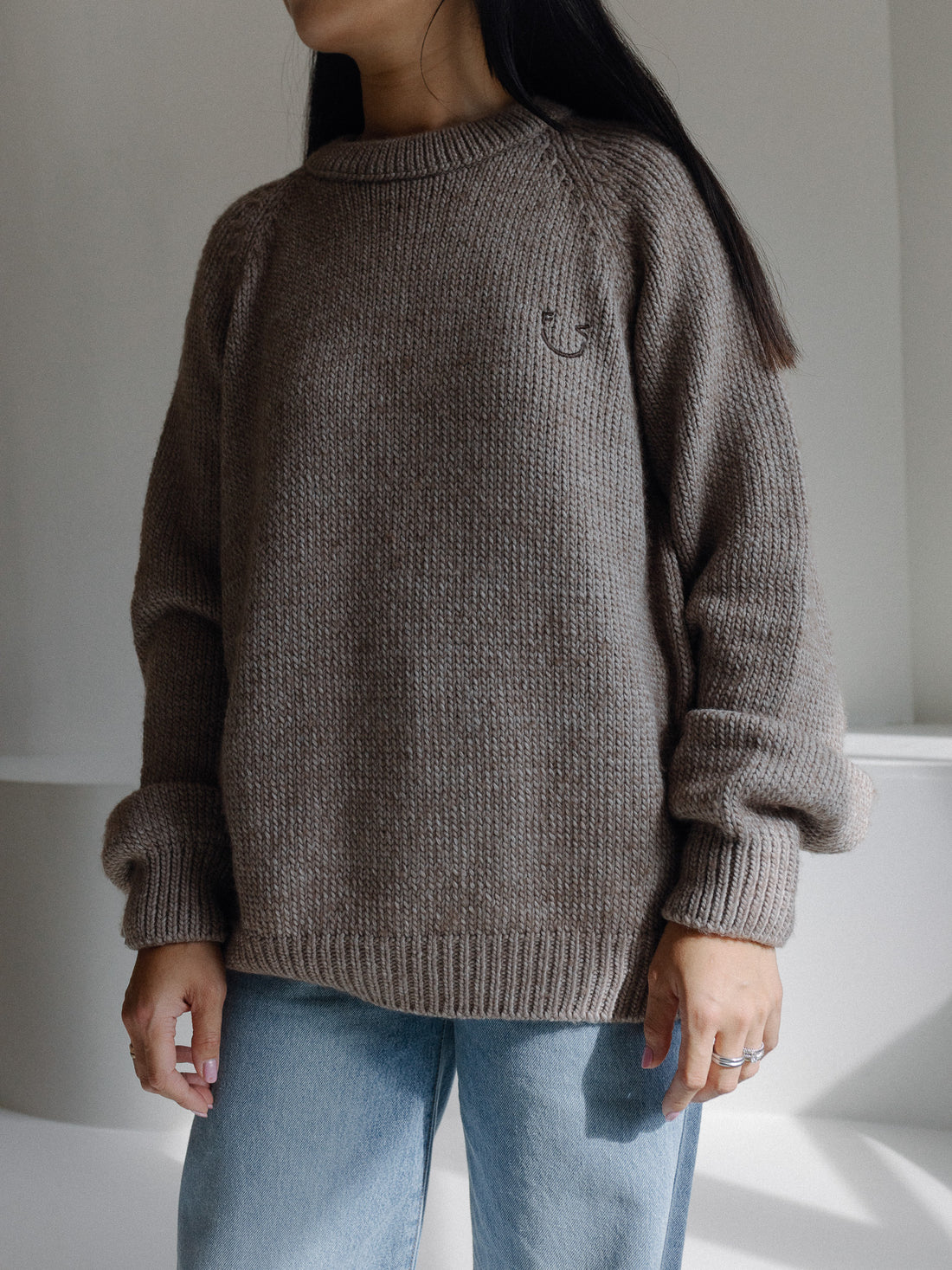 ICON Strickpullover - chocolate