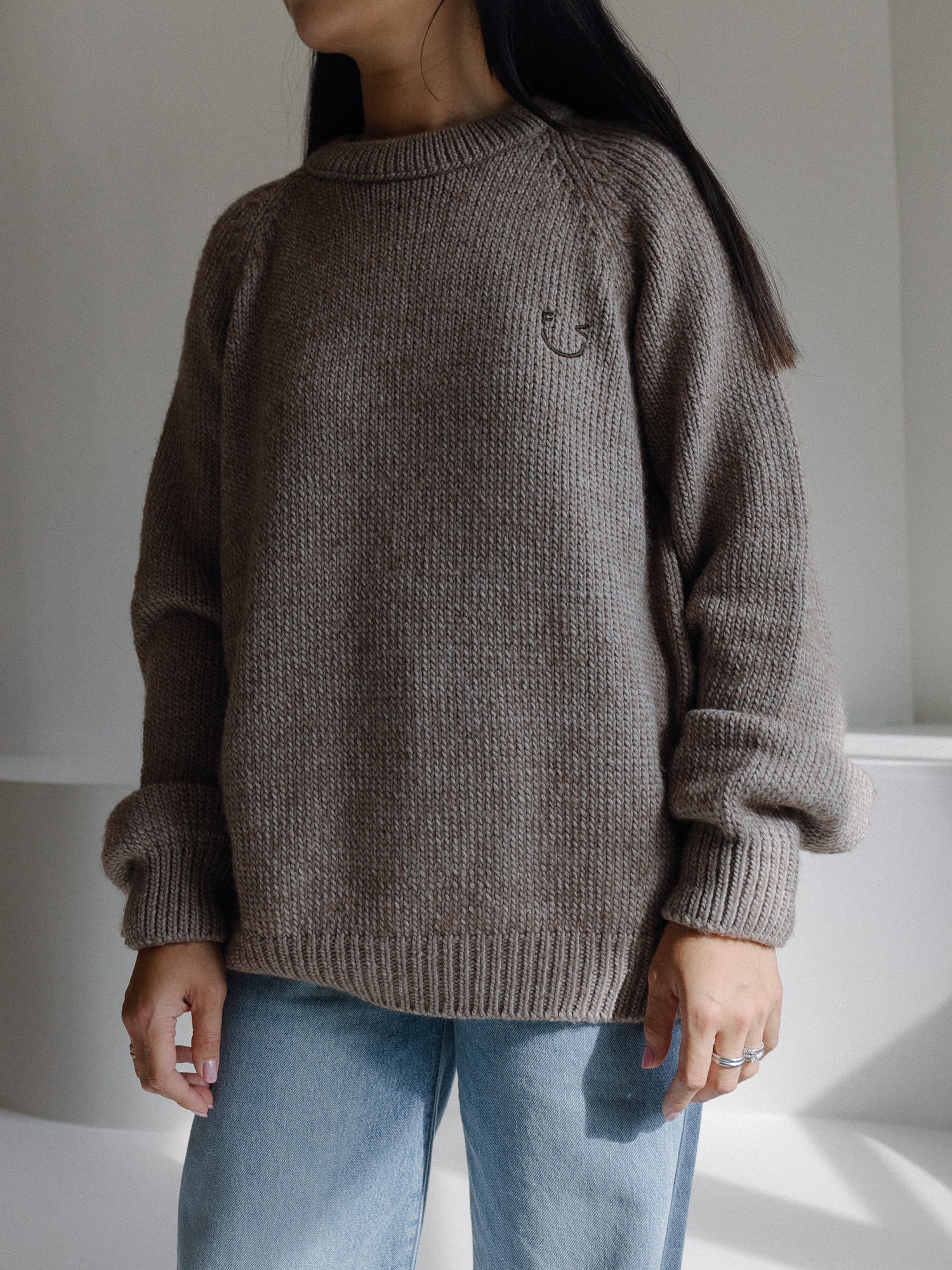 ICON Strickpullover - chocolate