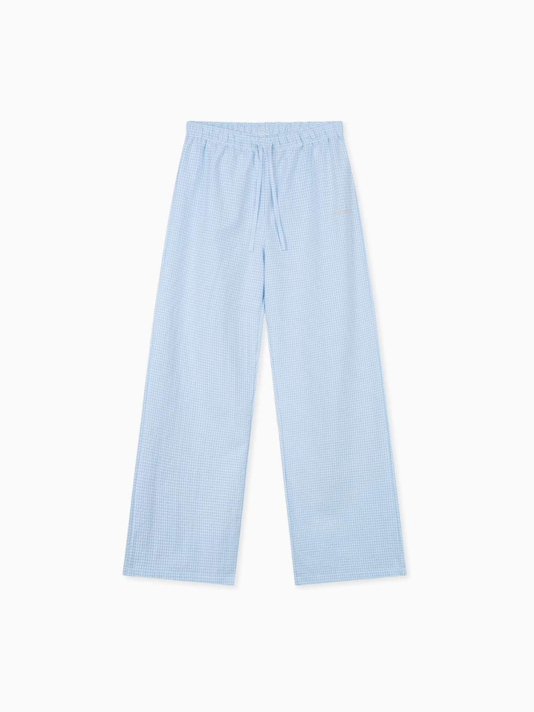 BLUE Vichykaro Pants Unisex