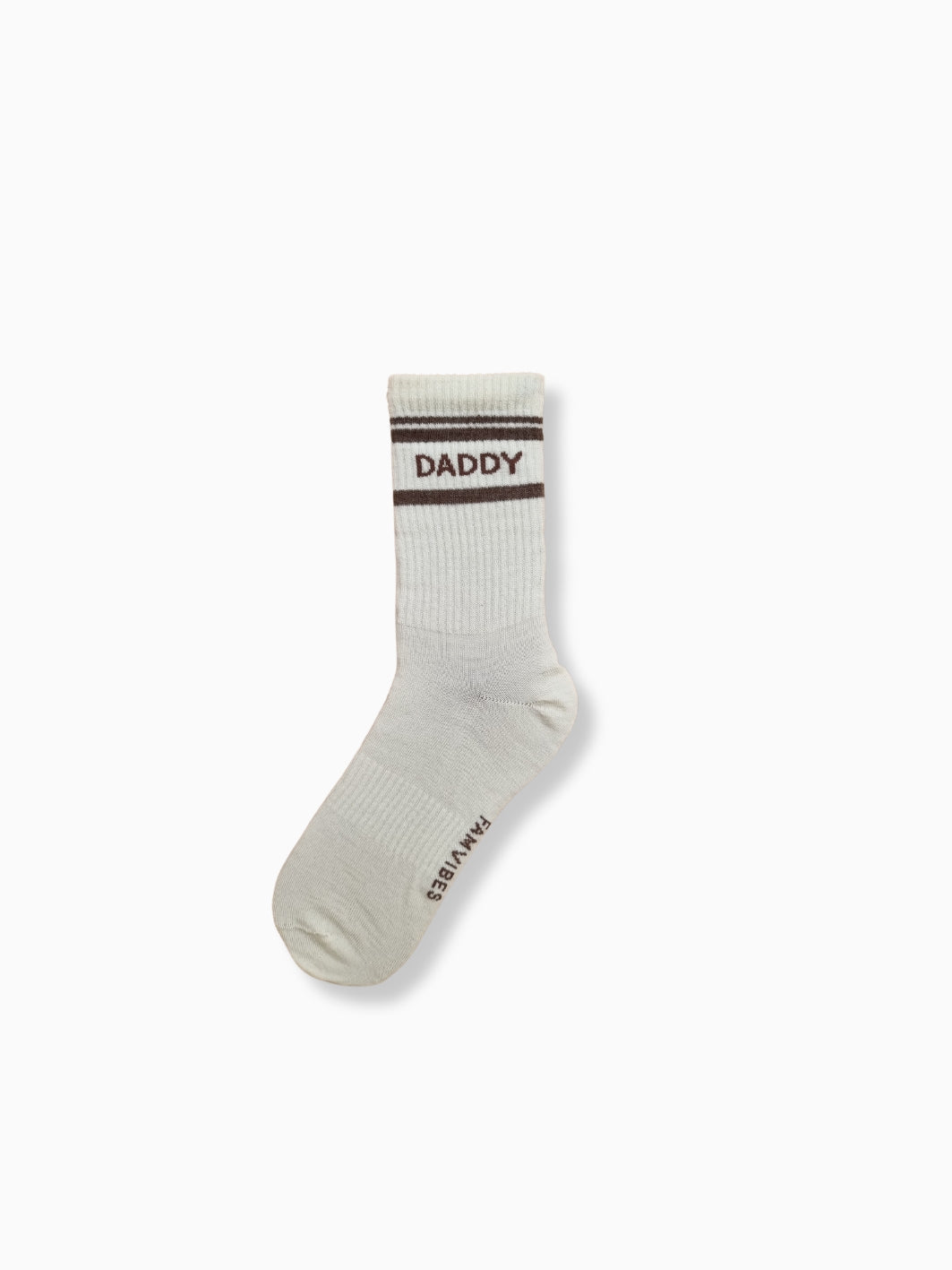 Wollsocken Daddy - creme/ taube - FAMVIBES 