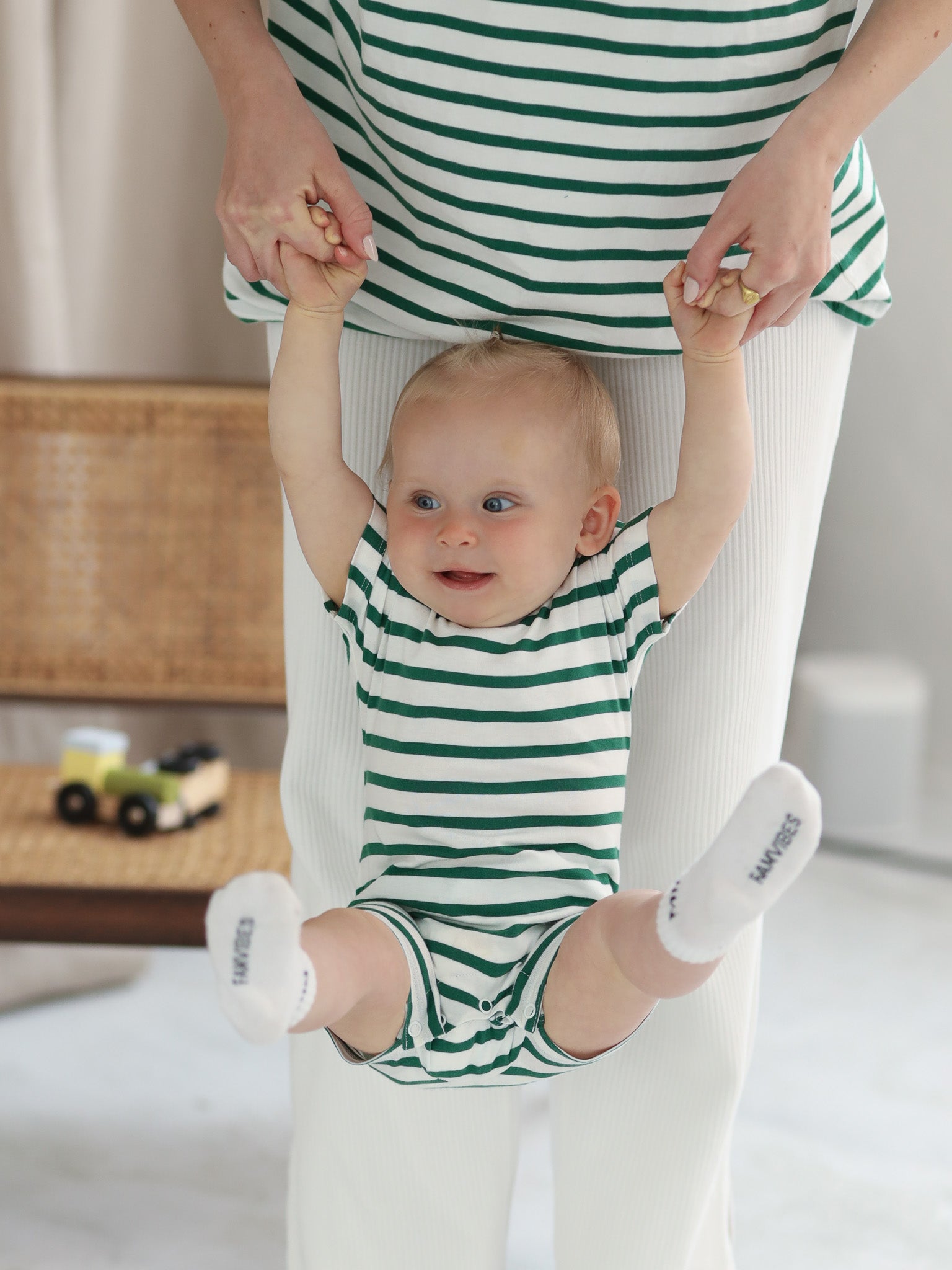 Striped Romper Baby - FAMVIBES 