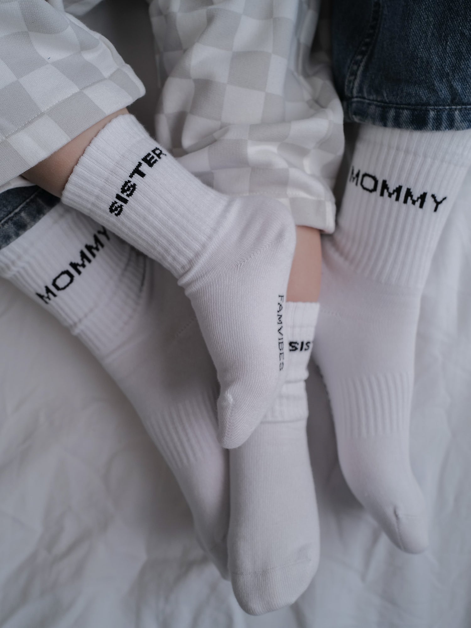 Sister Original Socken - weiss - FAMVIBES 