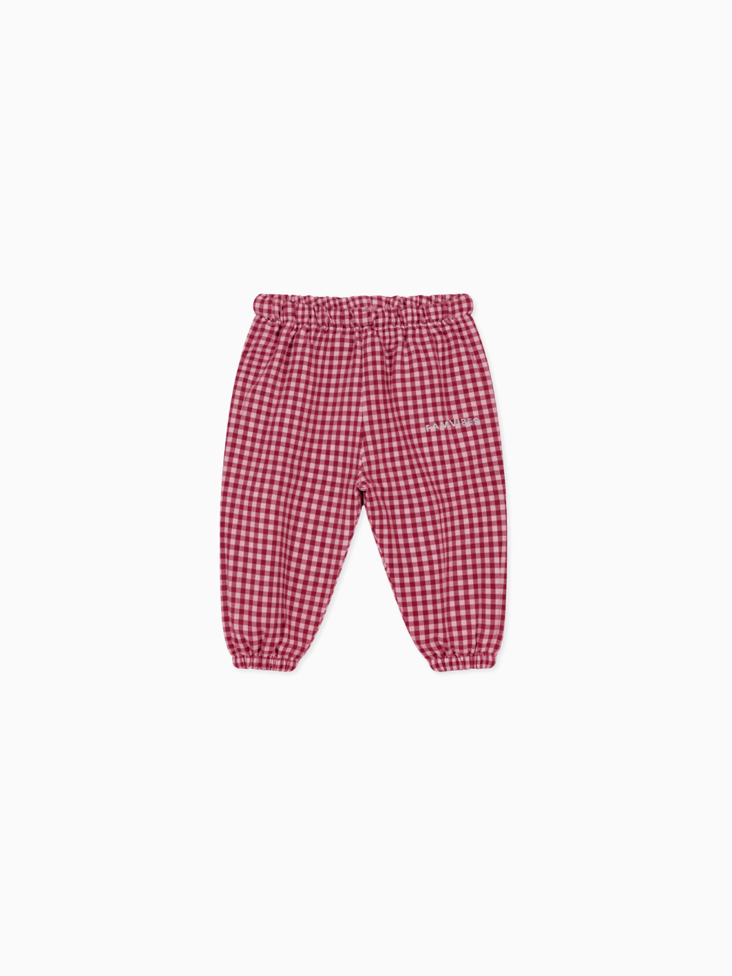 Vichykaro Pants Baby - red - FAMVIBES 