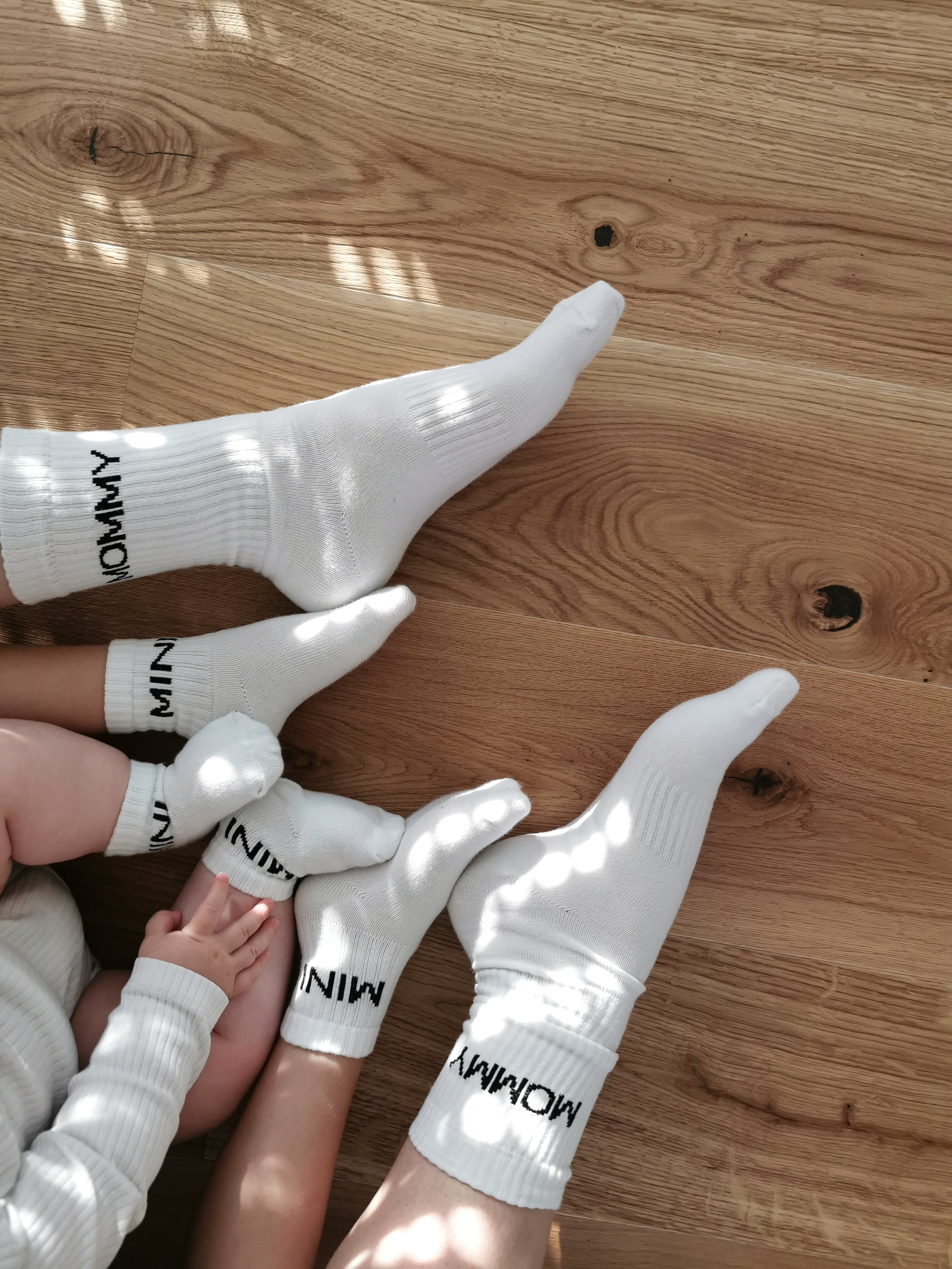 MOMMY - Socken weiß - FAMVIBES 