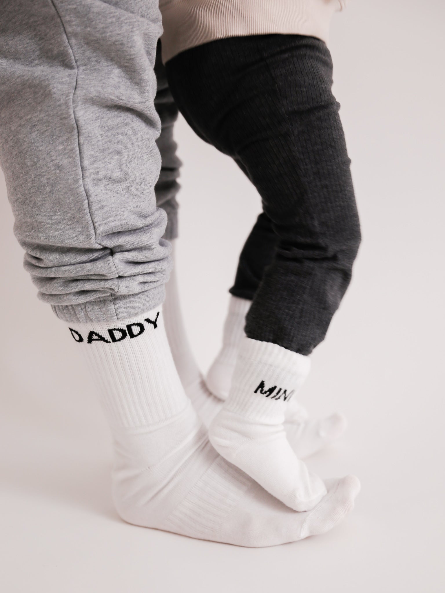 DADDY - Socken weiß - FAMVIBES 