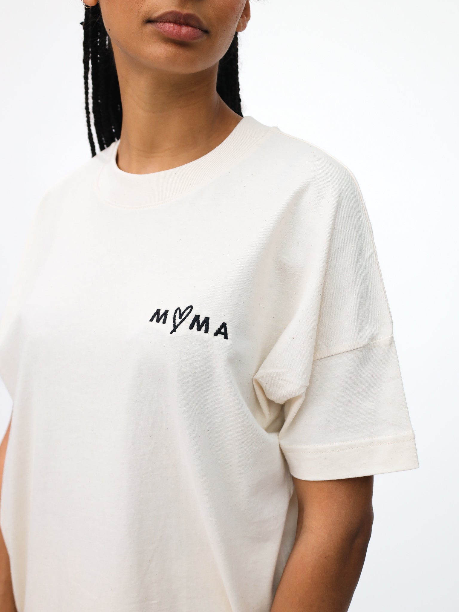 Mama Damen T-Shirt - natur - FAMVIBES 